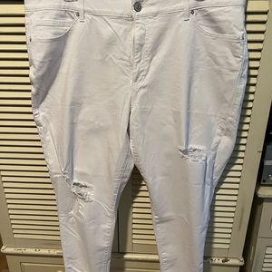 NWOT White LuLaRoe skinny jeans